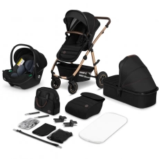 Детская коляска 3 в 1 Lionelo BLACK ONYX